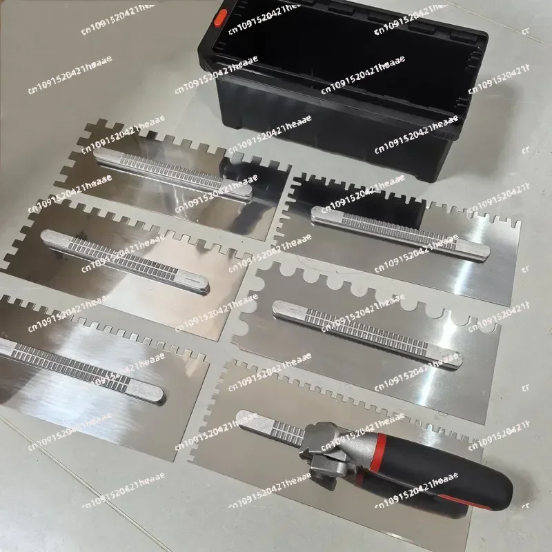 Suitable forSquare Notched Aluminum Rubber Grip Walls Floors Piece Stainless Steel Masonry Tool