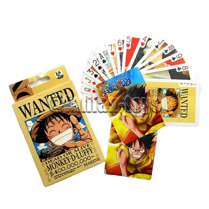 

54Pcs Anime Cartoon One Piece Figure Collection Card Cosplay Game Cards Luffy Zoro Chopper Poker Character Carte for Gift Toys