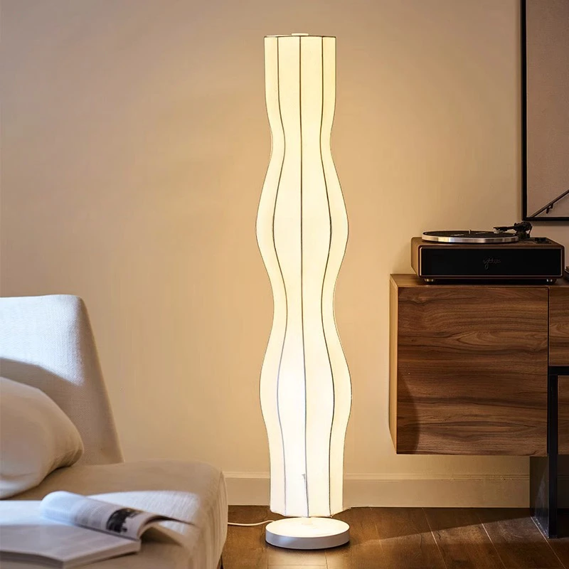 

Silk floor lamp living room bedroom lamp homestay model room lamp