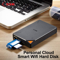 SSK 2TB Portable NAS External Wireless Hard Drive withWiFi Remote Access 1TB Personal Cloud Smart Storage Support Auto-Backup