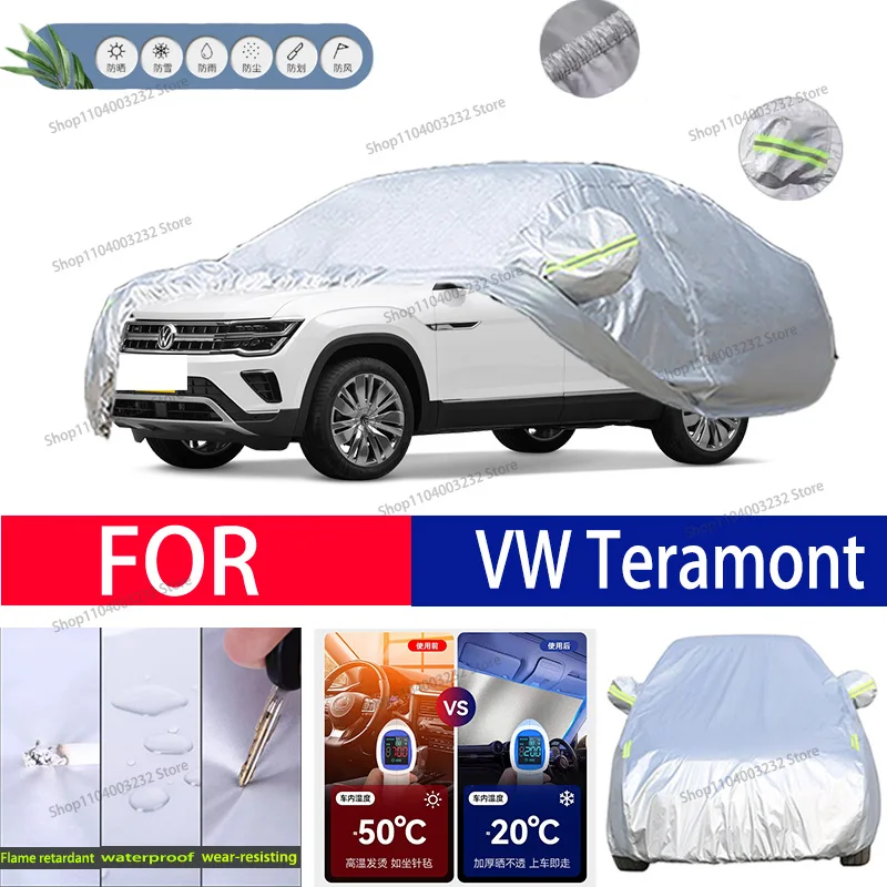 For VW Teramont Car clothing sun protection snow prevention antifreeze car protective cover  auto cover