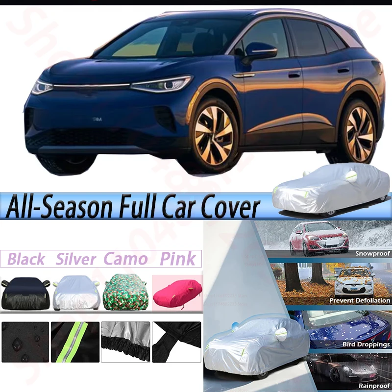 

Waterproof Car Covers Outdoor Sun Rain Snow Prevent Windproof SUV Cover Dustproof For VW Volkswagen ID.4 ID.5 ID 4 5 2021-2025