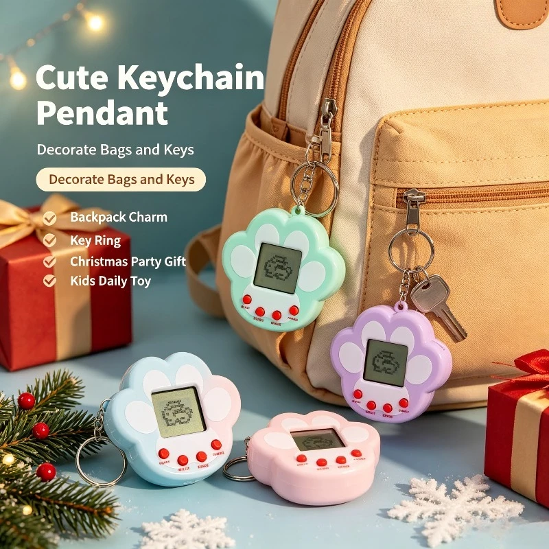 Virtual Pet Development Game Console Mini Handheld Strange Cat Claw Electronic Toy