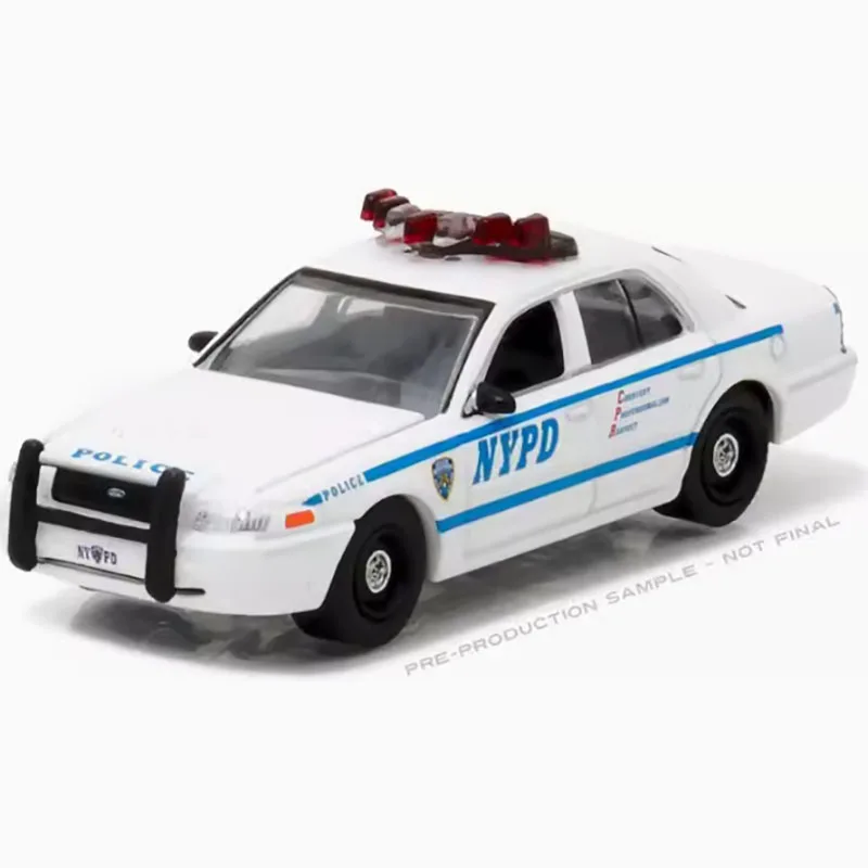 Greenlight масштаб 1:64 2011, Ford Crown Victoria Police INTERCEPTOR, модель автомобиля из сплава, классический сувенир для взрослых, подарок, статический дисплей