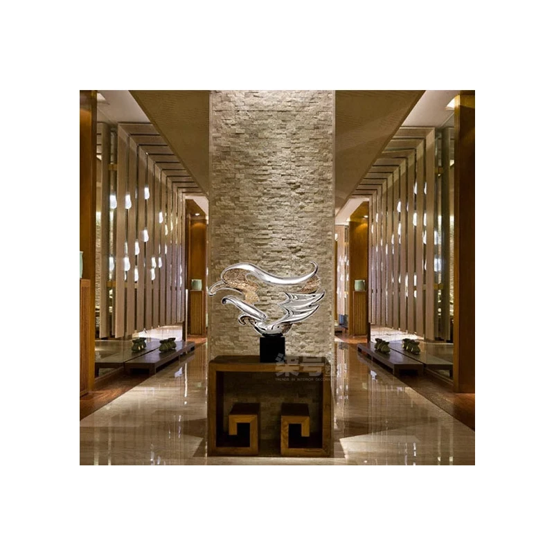 Modern Abstract Sculpture Decoration: Creative Soft Decoration for Hotel Lobby Living Room, Clubhouse, Resin Flooring, and Entr