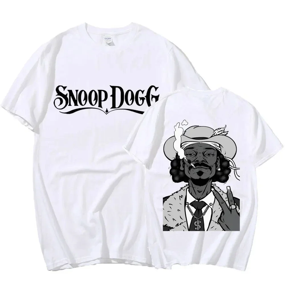 Hot Sale Rapper Snoop Dogg Graphic T Shirt Men\'s Hip Hop Fashion Style Funny T Shirts Summer Unisex Oversized T-shirt Streetwear