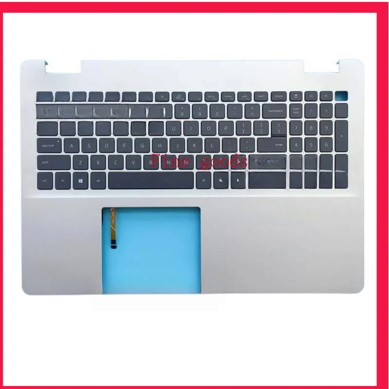 New For Dell Inspiron 5593 Palmrest Backlit Keyboard  Silver 07G0RN 7G0RN