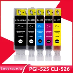 PGI525 PGI-525 CLI-526 For Canon PGI 525 CLI 526 Ink Cartridge PIXMA iP4850 MG5150 MG5250 MG6150 MG8150 MG5350 MG6250 Printer