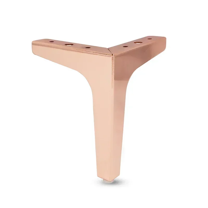 4Pcs/set Furniture Sofa Feet Cold Rolled Steel Rose Gold Sofa Feet Luxury TV Cabinet Support Feet Coffee Table Furniture Feet