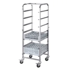 Oem Odm Commercial Pan Trolley Stainless Steel Tray Rack Trolley Bakery Carts With Wheels