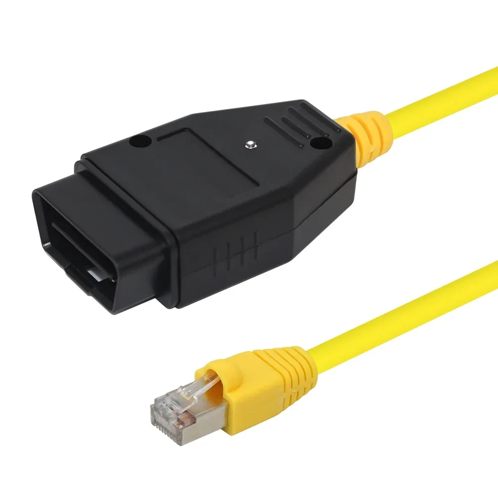 NEWBest High Quality Speed+20% ENET Data Cable For BMW Ethernet ICOM Coding for F-Series OBD2 Diagnostic Coding Tool OBD Adapter
