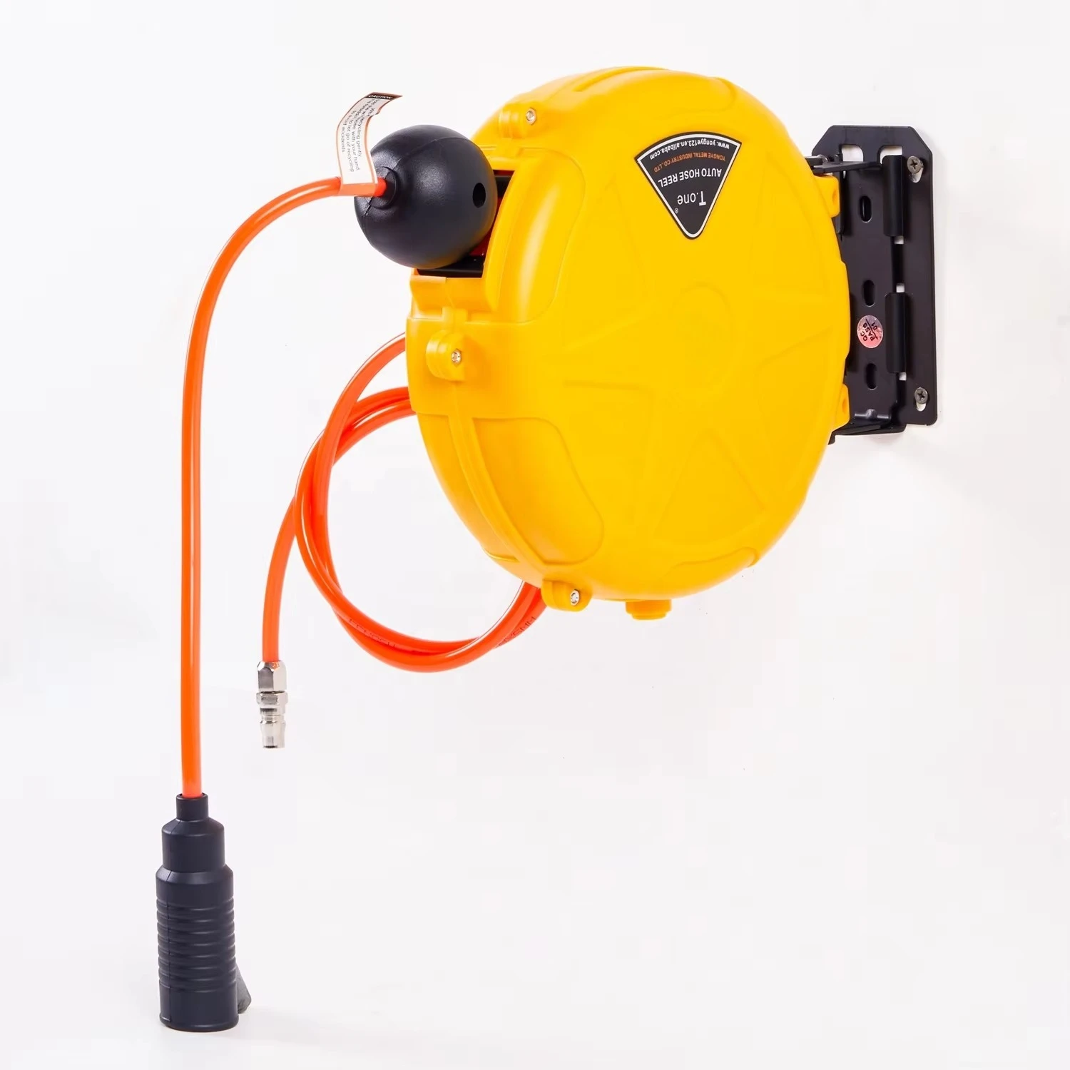 Custom Air Hose Reel Wall Mounted Retractable ABS Housing Air Hose Reel for Industrial Use