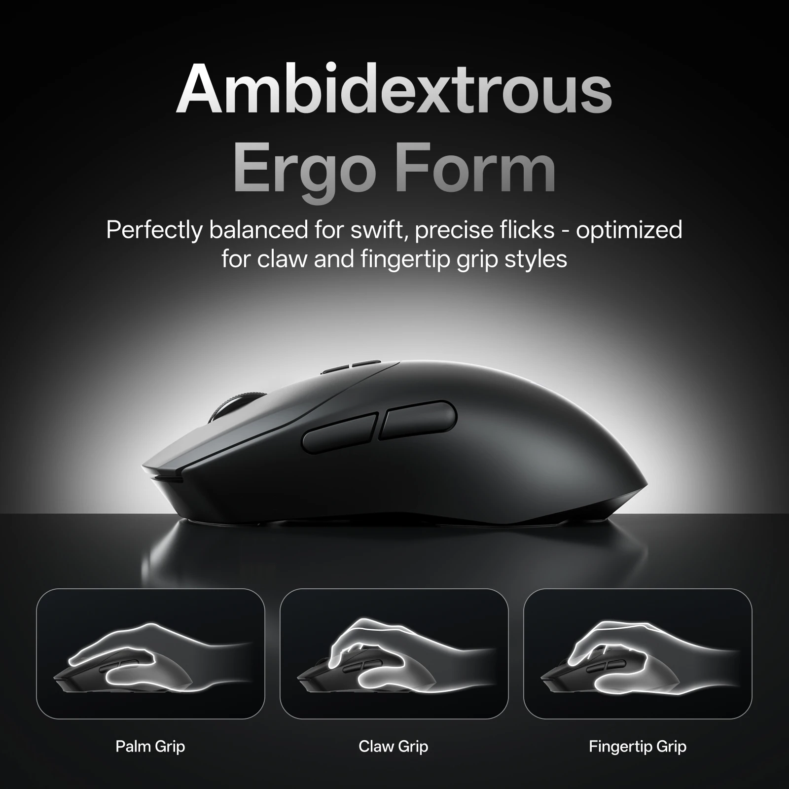 Rapoo VT9 MAX / VT9 Wireless Gaming Mouse True 8K Wireless Polling Rate 53g Lightweight PAW3950/PAW3395 Sensor Up to 750 Hour Battery 10 Programmable Buttons On-Board Memory Esports Laptop Gaming Mice Compatible with Windows Mac - view 7