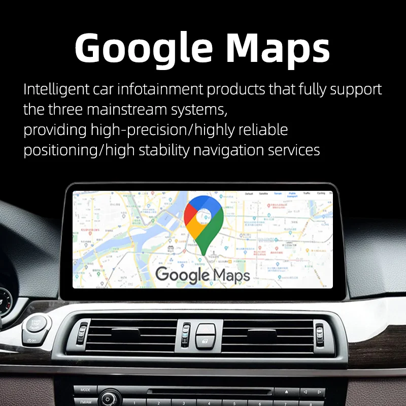 10.25/12.3/12.8 Linux Wireless Carplay Smart Car Screen Gps Navigation Device 1/2/3/4/5/X1/X3/X4/X5/X6 5 Series GT 10-17