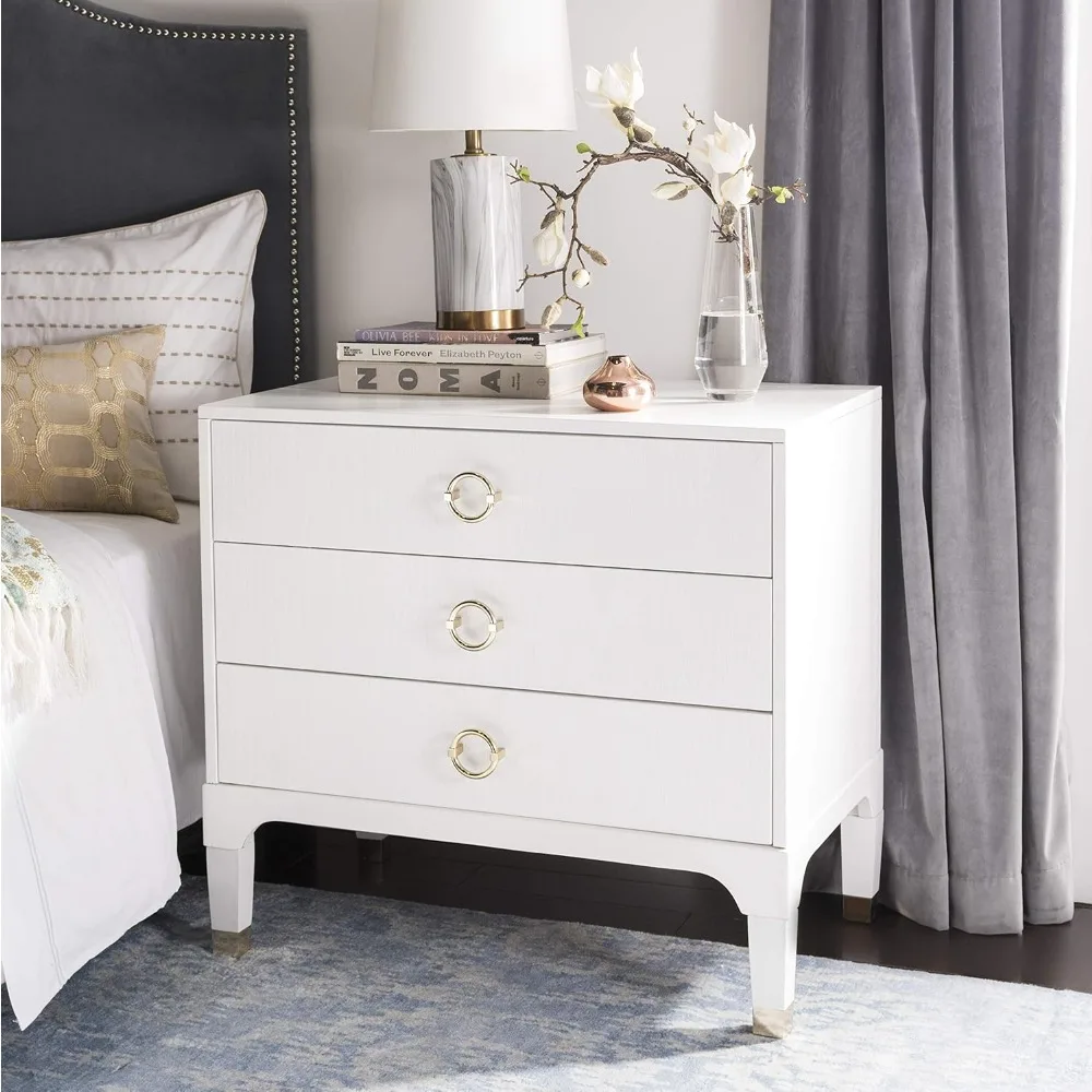 ary Night Stand Nightstand, White