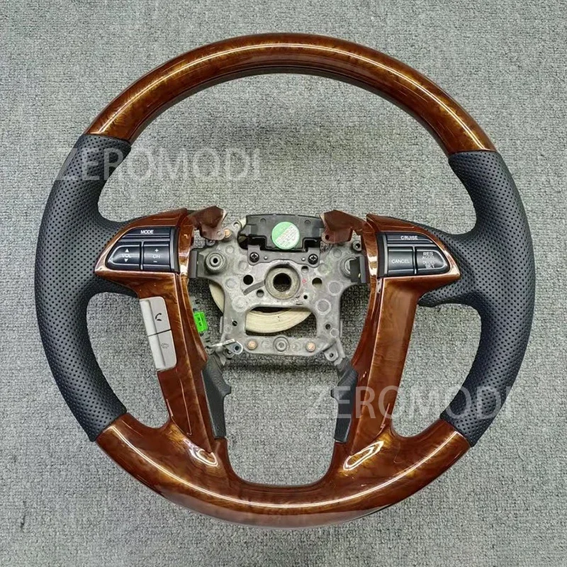 For Honda Accord 8th GEN 2008-2012 / Crosstour Odyssey 2010-2013 Customized Walnut Wooden Steering Wheel