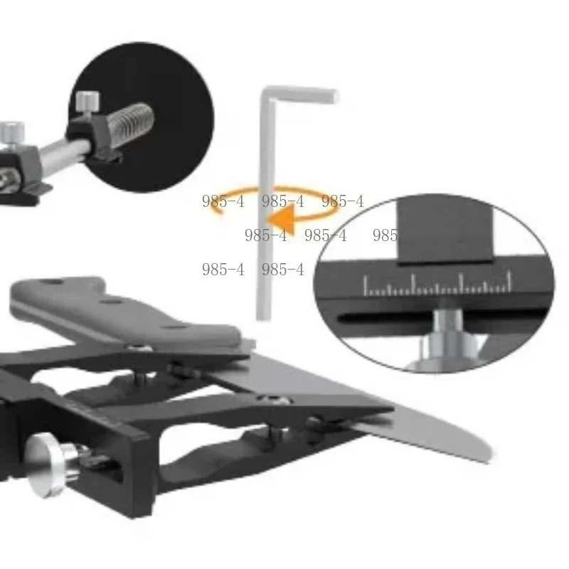 XARILK Professional Aluminium Knife Sharpener Kit, GEN3 Guided Sharpening System, 3 Diamond Plates for Kitchen & Hunting Knives