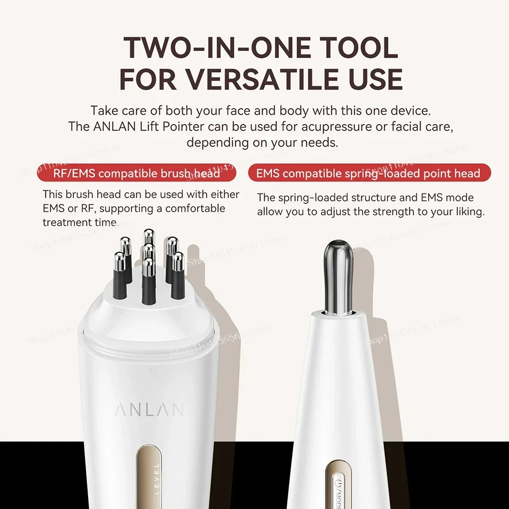 Acupoint Massager – Dual-Head Dual-Mode EMS Beauty Device for Fatigue Relief & Skin Firming