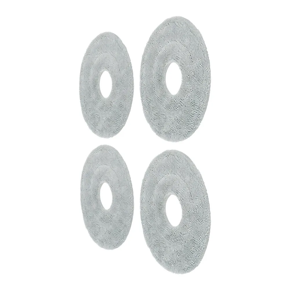 Microfiber Mop Cloth Kit 4 Pieces for Cecotec For Conga For X50 Robot Vacuum Replacement Pads for Pet Homes and Families