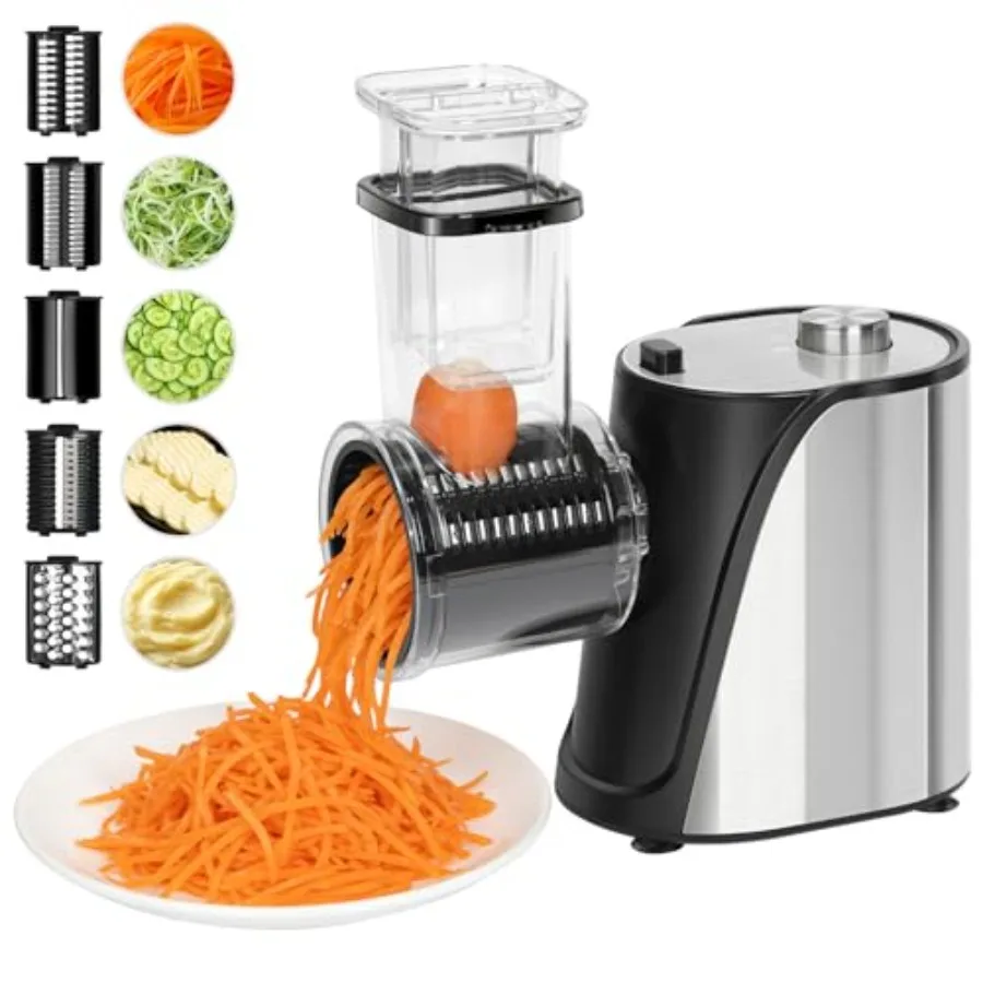 

Kitchen food processor for cabbage zucchini cheese vegetables smoothie slicing grating shredding chopping; stainless steel blad