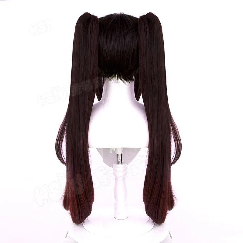 ゲーム Honkai スターレールスパークルコスプレウィッグスパークルコスプレダブルポニーテールスタイルウィッグコミコンパーティー大人女性男性