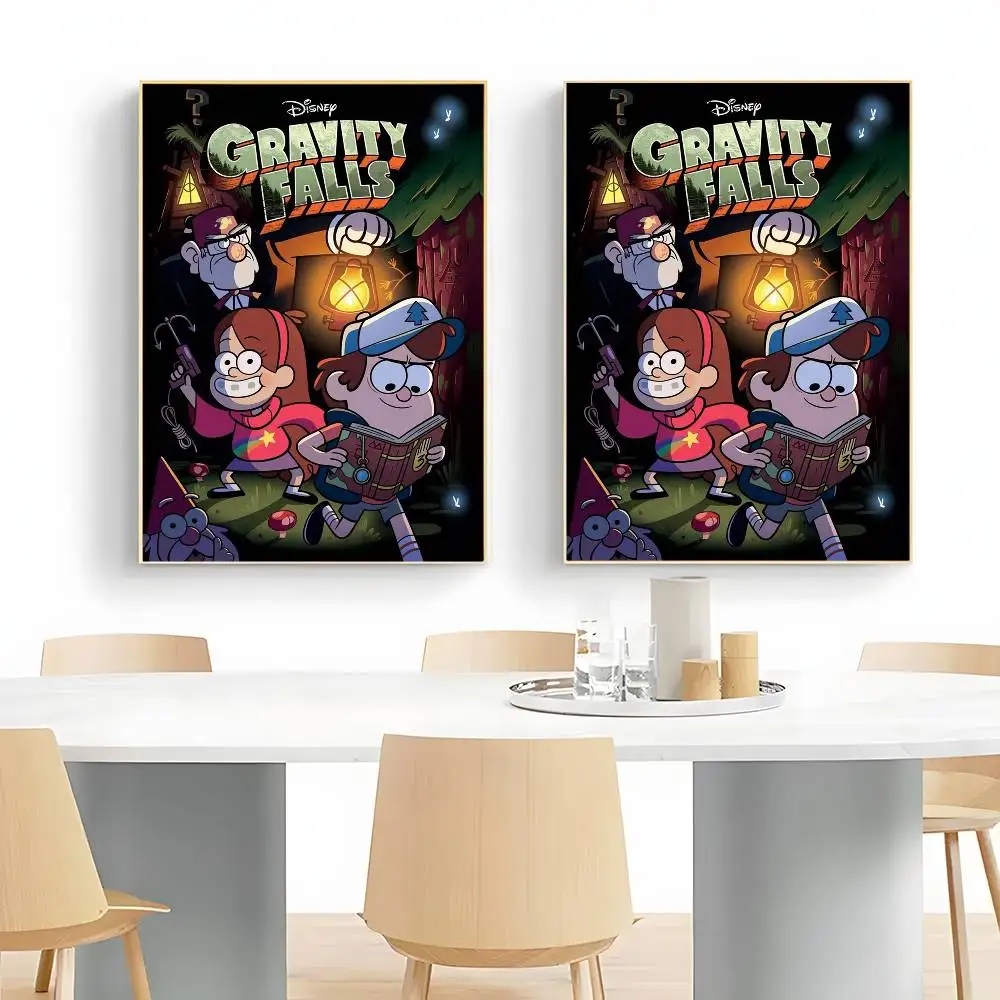 ملصق أنيمي الجاذبية عالي الدقة على الحائط اللاصق المقاوم للماء وغرفة المعيشة المنزلية وغرفة النوم والديكور الجمالي #4