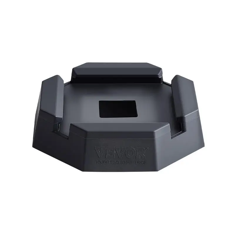 4 leveling pads for motorhomes, trailer jack pads made of rubber, 2300 kg load capacity (per pad), jack stabilizing pad with large surface area, ideal for square feet (139.7 mm) view 3