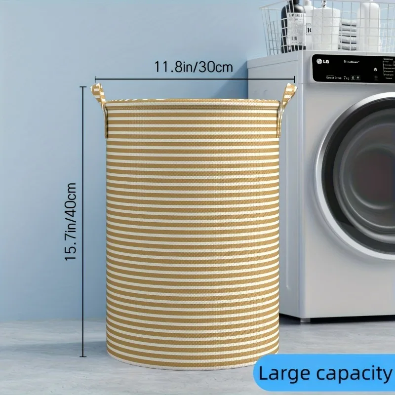 Large Folding Laundry Basket 90pcs Capacity, Heavy Duty Collapsible Clothes Hamper - Portable Storage for Toys, Bathroom Bedroom view 6