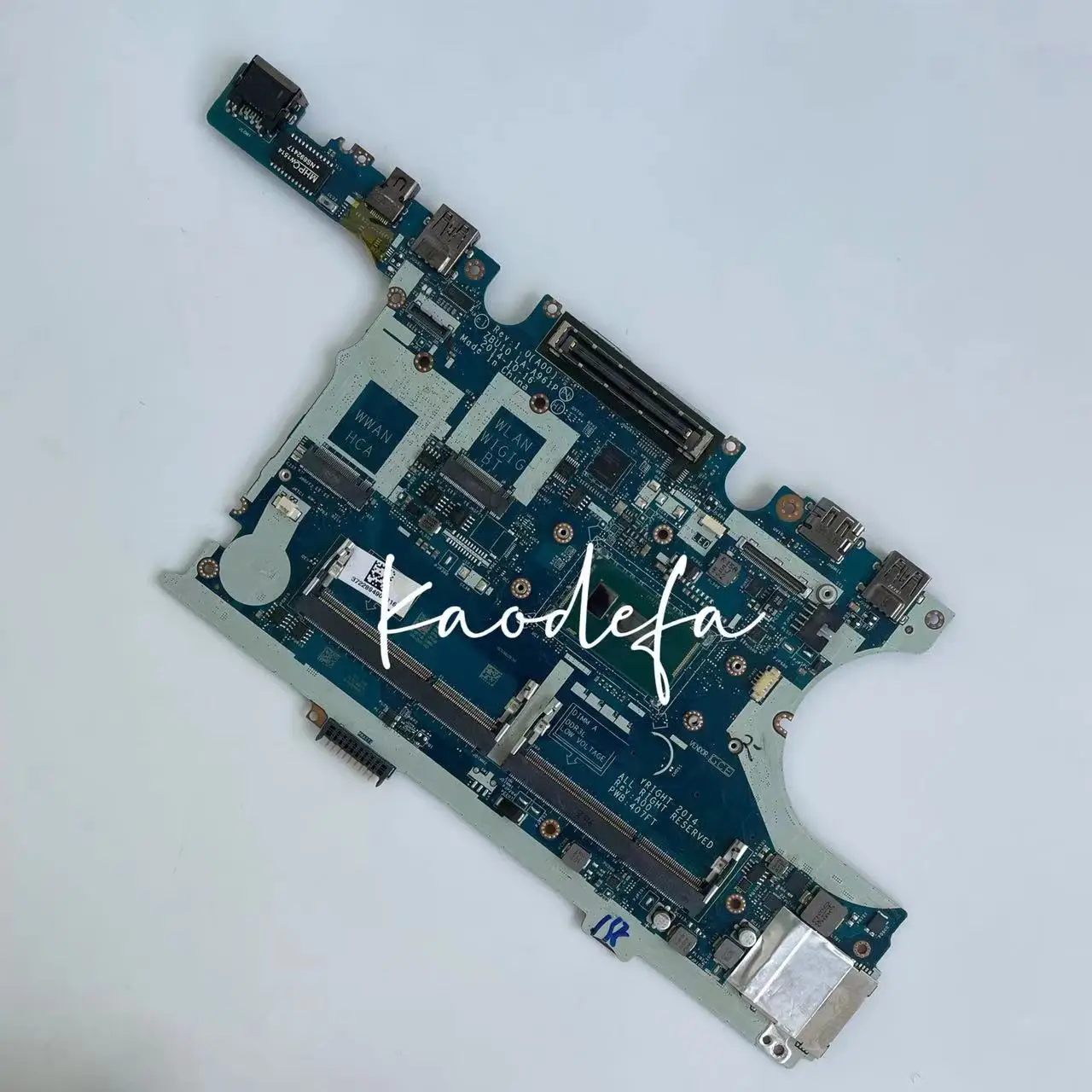 Imagem -04 - para Latitude 7450 Laptop Motherboard Cpu:i55200ui5-5300u Ddr3 Cn0r1vjd Cn-0tfvf9 Mainboard Zbu10 E7450 La-a961p