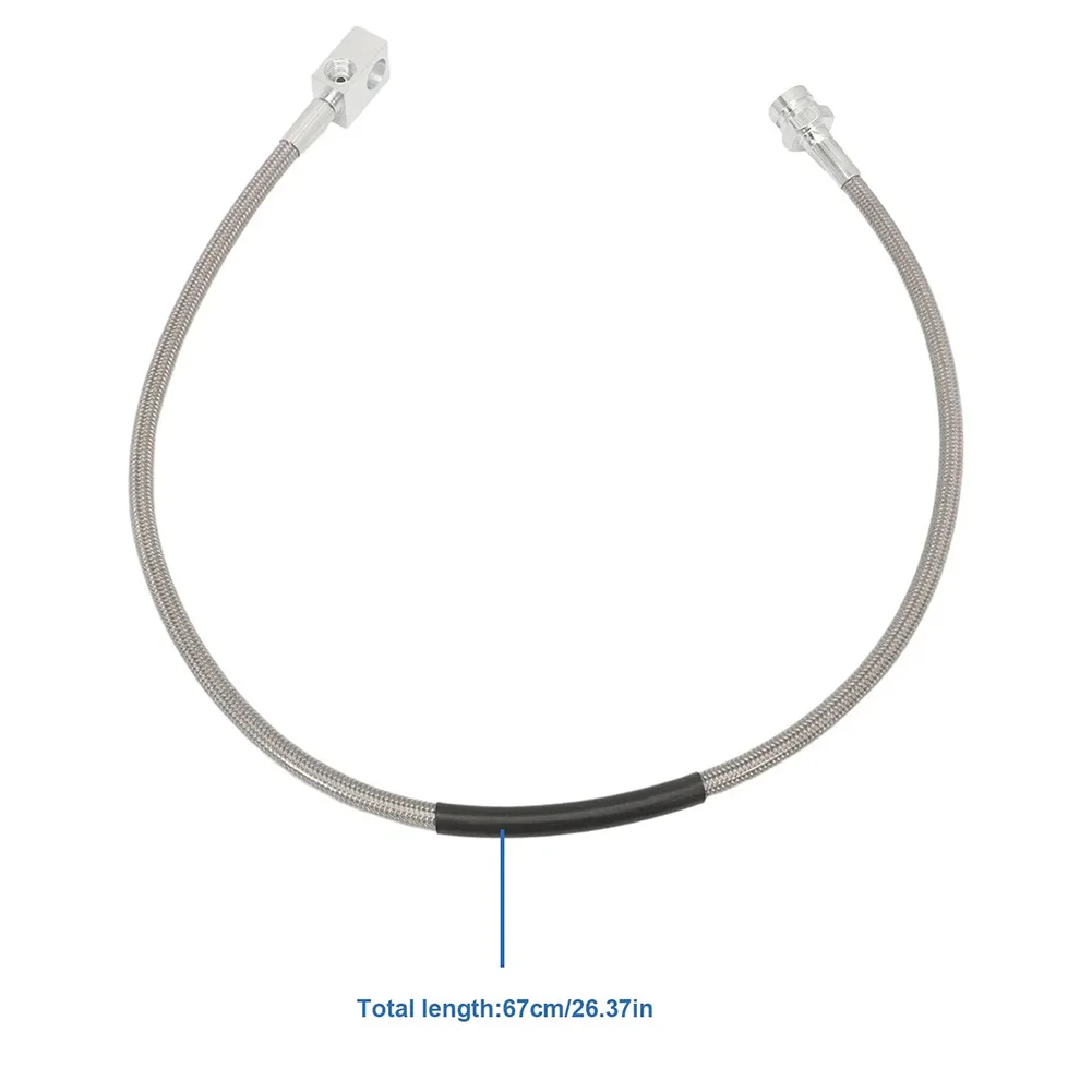 Stainless Steel PTFE Brake Line Kit 89715 Front Rear for Jeep For Wrangler TJ YJ and XJ 4 in 6 in Suspension Lift