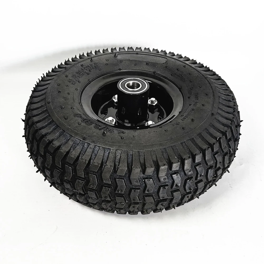 10 Inch 4.10/3.50-4 Rubber Inflate Tire Wheel Inner Outer Tire Full Wheel Inflatable Wheels For Trolley Electric Scooter