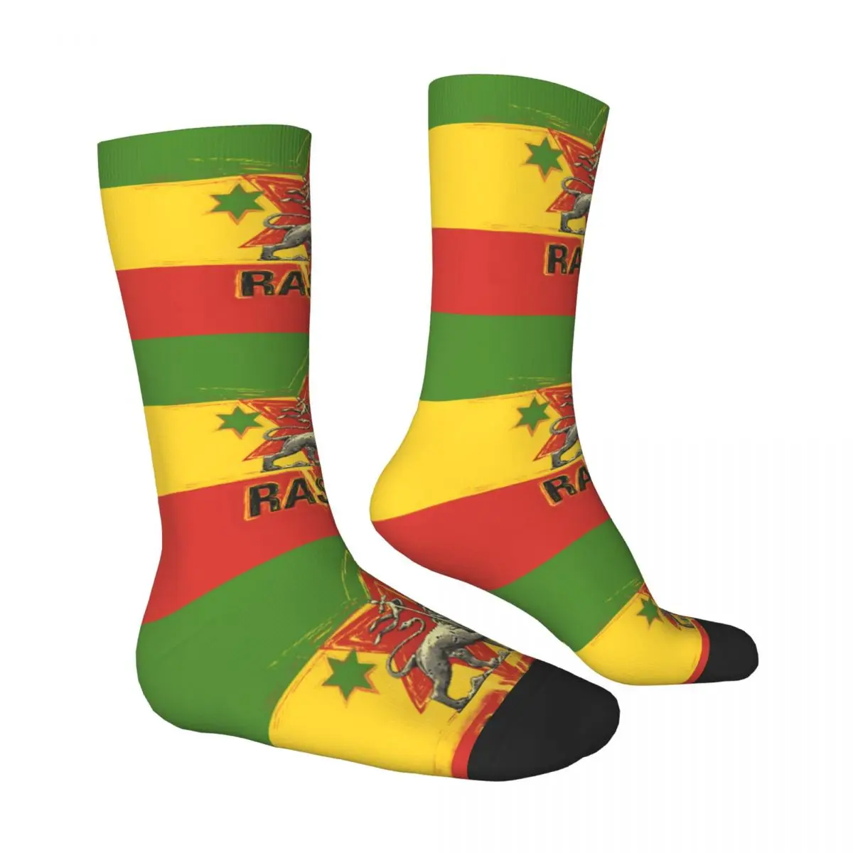 Rastafarian Rasta Lion Of Judah (3) Socks Male Mens Women Spring Stockings Polyester