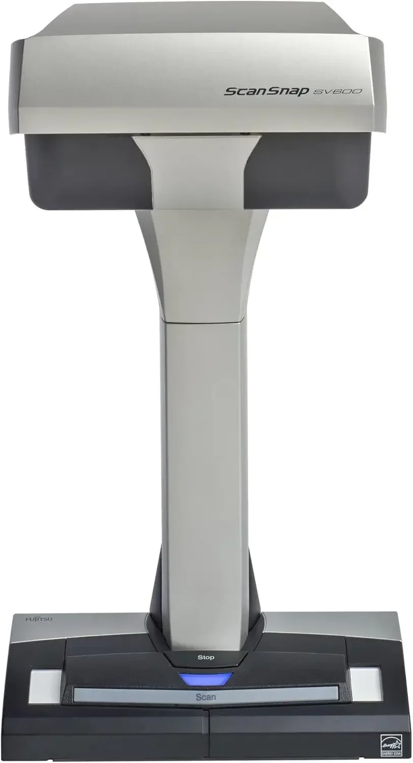 

2026 New High Quality ScanSnap SV600 Overhead USB Document Scanner 11x17" 600 Dpi White LED CIS Element Black In Stock