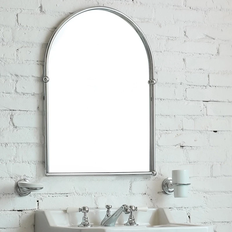 

Simple bathroom mirror with rack toilet oval mirror wall mounted toilet