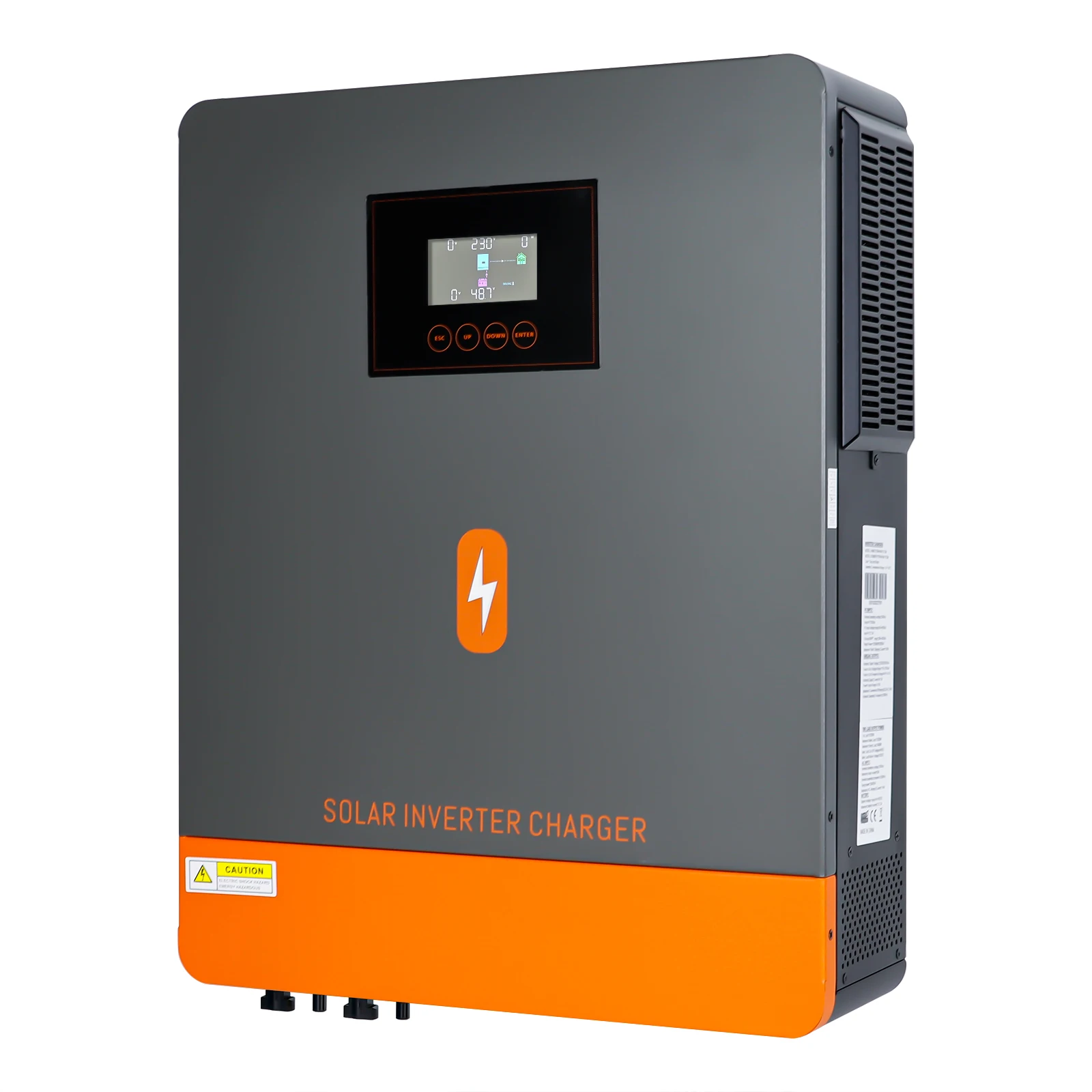 

PowMr 8.2KW 10.2KW 48V DC 220/230V AC Pure Sine Wave Solar Inverter Double MPPT On/Off Grid Solar Hybrid Inverter