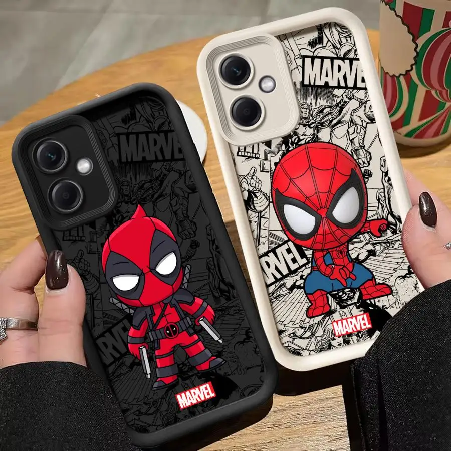 

Cartoon Marvel Spiderman Soft Shell Case for Redmi 12C 13C 12 A2+ A1 Plus A3X 14C A3 13 A4