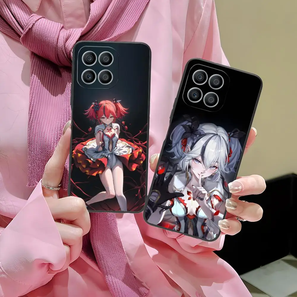 

Чехол для телефона Wuthering Waves Camellya для Honor 90 80 70 60 50 30 20 10 9 8 7 Pro S SE Lite 5G с цветной печатью, защитный красивый