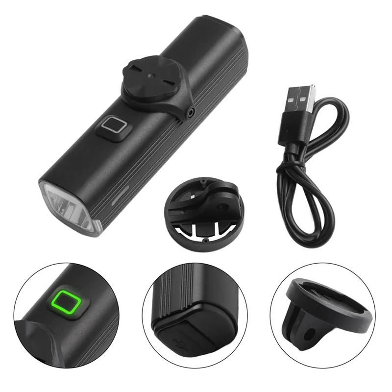 

【B89E】Aluminum Alloy Waterproof USB Rechargeable Bike Light 1200 Lumen Brightness For Night Riding