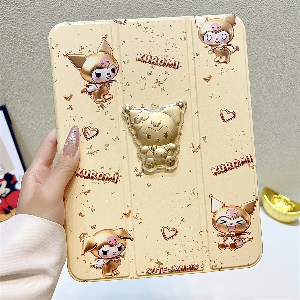 

Kuromi Magnetic Case for iPad Pro 11inch Air11 Air4/5 10.9 11th 10th 9.7 7th 8th 9th 10.2 10.5 Mini6/7 Cover with Pencil Holder