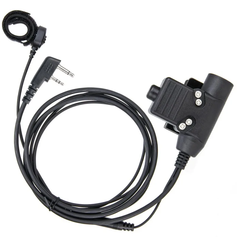 High Strength U94 PTT Finger Microphone Adapter for ICOM IC-V8 V80 V82 radio walkie talkie