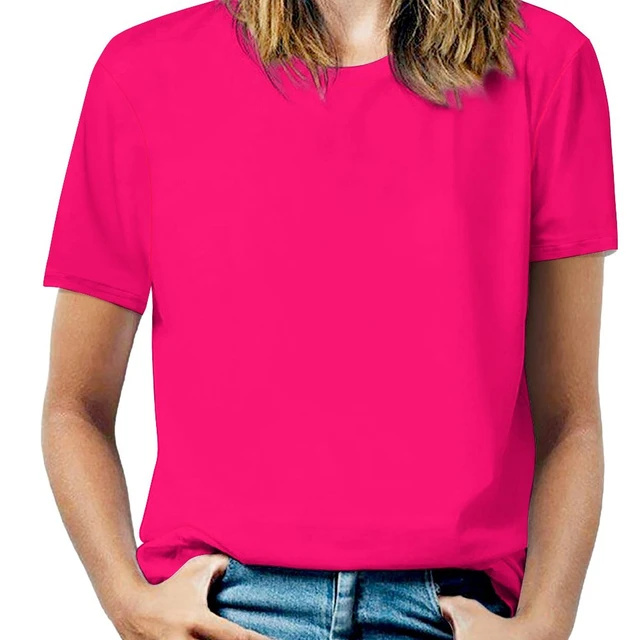 Camisetas color fluor mujer sale