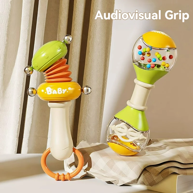 Montessori brinquedo do bebê musical dos desenhos animados chave do carro vocal quebra-cabeça brinquedos música piscando chocalho coelho mordedor brinquedos para a criança infantil presente