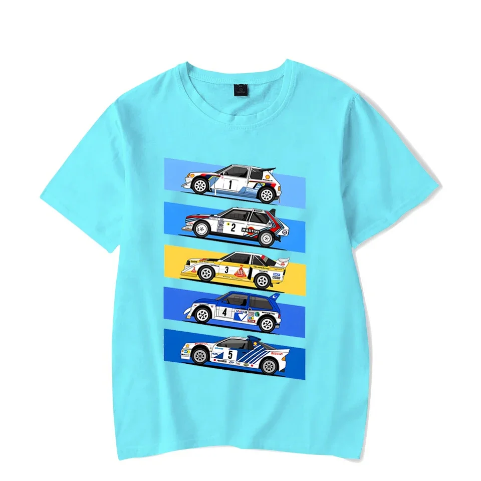 1986 Gruppo B Rally Cars Divertente Tee T-shirt Moda Estate Uomo Manica corta T-shirt Nero Top Tees Hip Hop Streetwear Camisetas