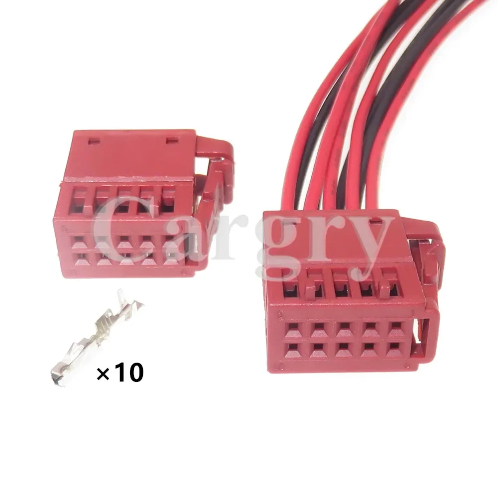 

1 Set 10P Auto Cable Connector 6R0972930A 0-1670990-2 6R0 972 930A AC Assembly Car Electrical Socket