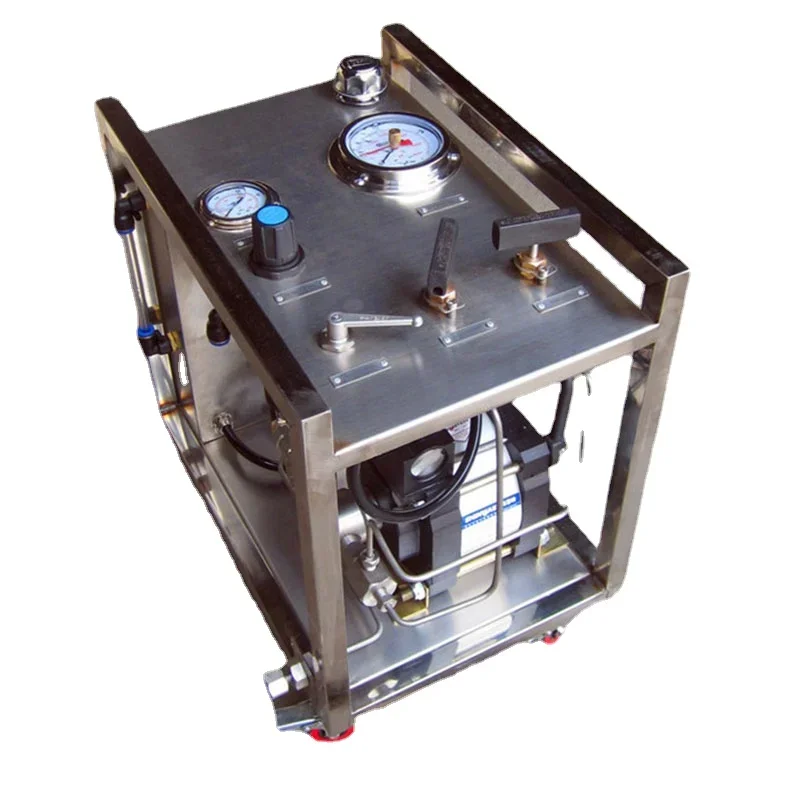 Pneumatic Liquid High Pressure Equipment Leak Detection Equipment Hydraulic Test Machine Pressure Test Bench Portable Press