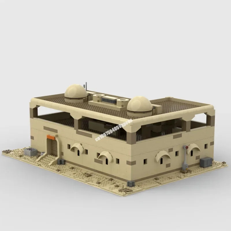 جديد 1753 قطعة فيلم معركة النجوم الشهيرة Moc الصحراء قصتين منزل نموذج لغز مخصص لتقوم بها بنفسك الأفكار الإبداعية لعبة طفل هدية عيد ميلاد