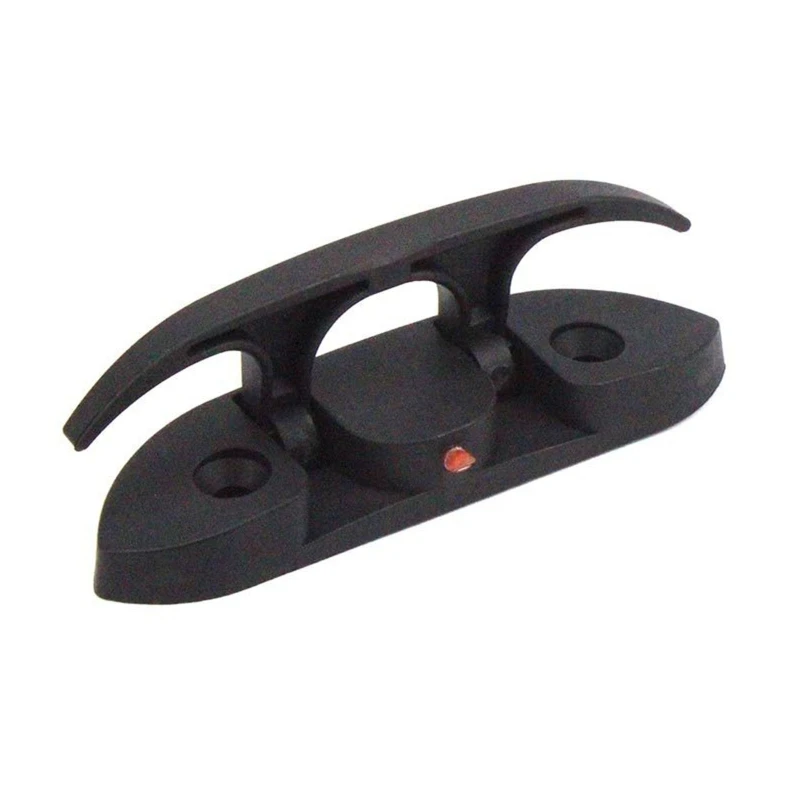 Boat Folding Cleat Hook Nylon Marine Bollard Flip Up Dock Cleats Mooring Accessory Deck Hardware Fitting for Sightseeing