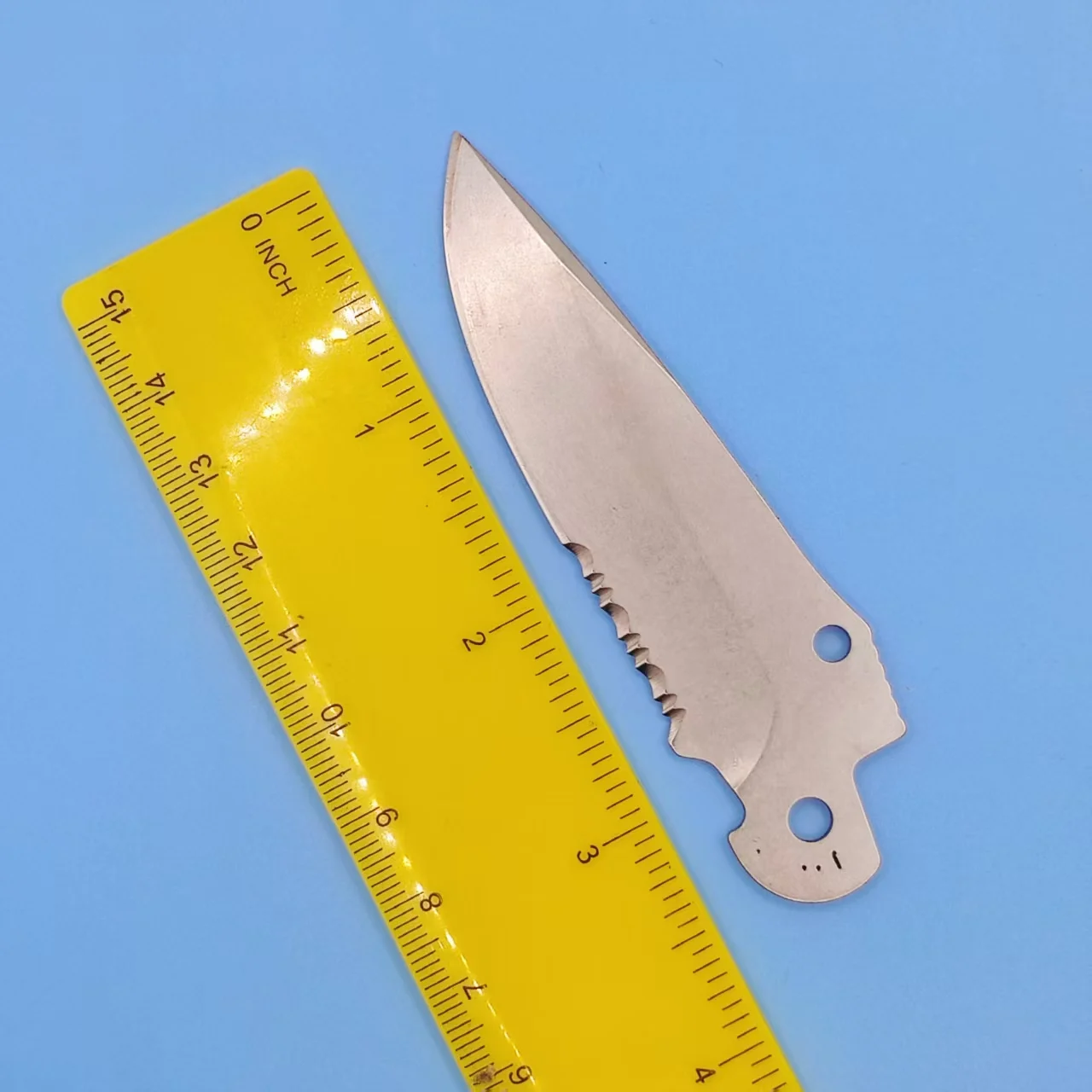 

1PC. Stonewashed Half Toothed Blade VG10 58HRC for Benchmade 556 Mini Griptilian
