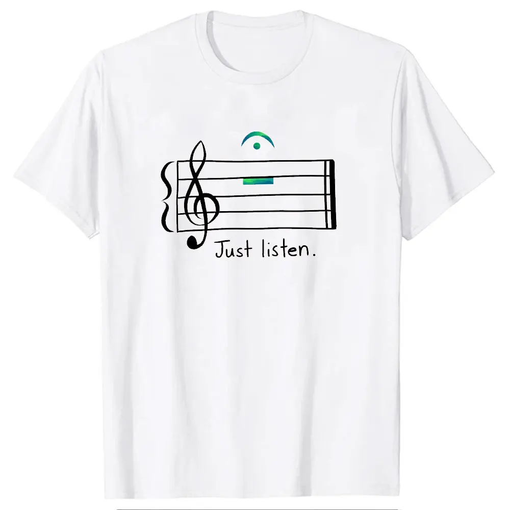 Men Funny Music Notes T Shirts Graphic Tops Streetwear Short Sleeve Tees Harajuku Teacher Gift T-shirt Mens Clothing Loungewear