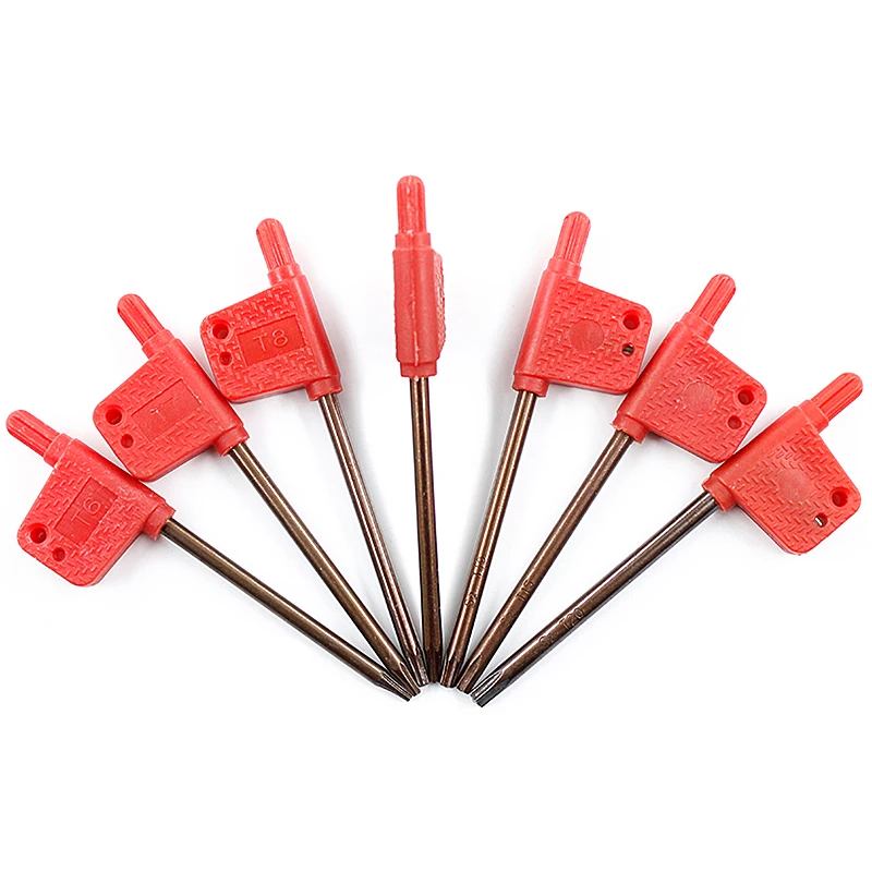 S2 Red Flag Plate Spanner Plum Blossom Star Hex Key Knife Wrench Flag Design Small Professional Tool Novel Dropshipping O26